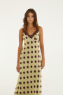 VESTIDO LENCERO LUNARES Amarillo