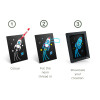 Kit de decoración de pared con luces Kidyneon Kidywolf Kit de decoración de pared con luces Kidyneon Kidywolf