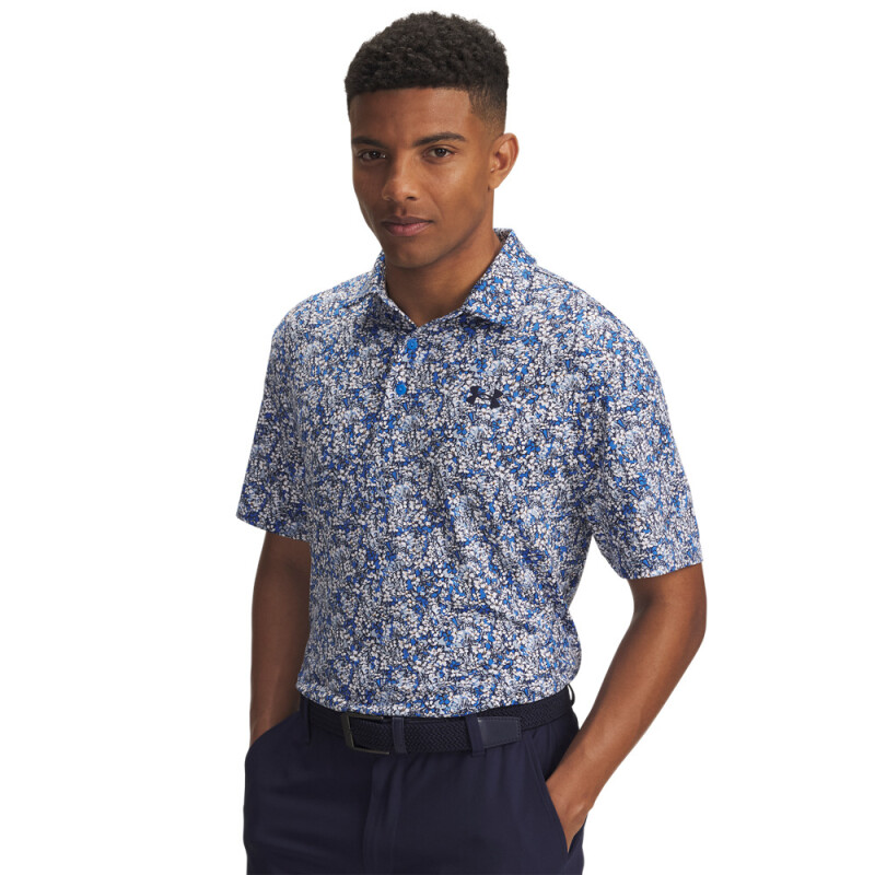 UA Playoff 3.0 Printed Polo BLU-402
