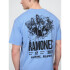 3PL APR - RAMONES CROP SHIRTING BLUE