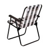 SILLA MOR ALTA ACERO RETRO PLEGABLE MOR 2583 BLANCO Y NEGRO Silla Mor Alta Acero Retro Plegable Mor 2583 Blanco Y Negro