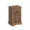 Mesa de luz 1 Cajon 1 puerta - Linea Mexicana - Ecommerce Nogal