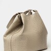 Bolso Eterial en cuero croco shine Taupe