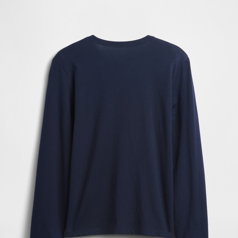 V-FRCH LS LOGO TEE TAPESTRY NAVY