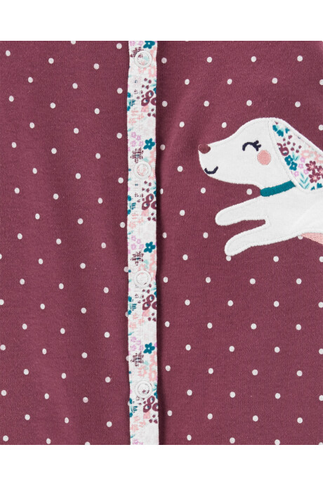 Pijama Con Pie Perro de Algodón Sin color