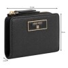 Small Leather Goods Mary Zip Around Card Case Black