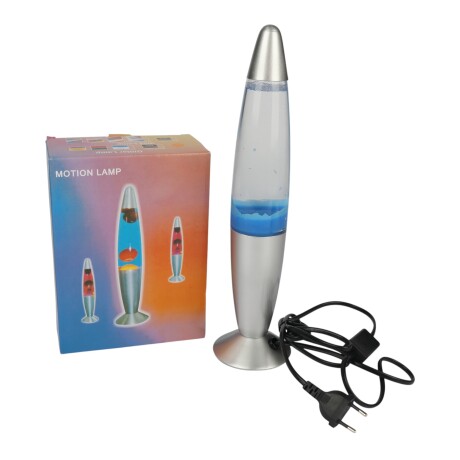 LÁMPARA DE LAVA 33CM COLOR AZUL LÁMPARA DE LAVA 33CM COLOR AZUL