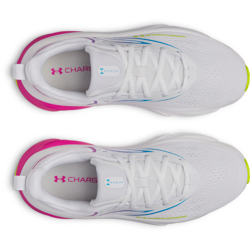 UA W Rogue 6-BRN WHT-101