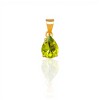 Dije Gota-Oro bajo-Piedra Peridoto-CP8508 conpiedra