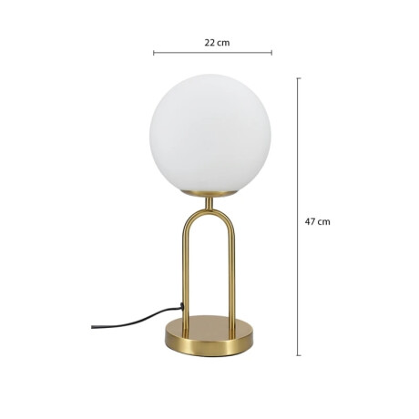 LUMINARIA DE MESA BAKE Luminaria de Mesa Bake Dorada