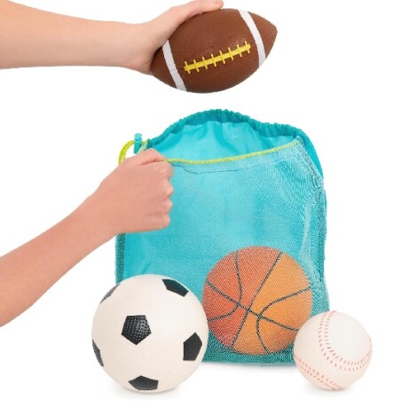 Setx4 Mini pelotas deportivas con bolsa Setx4 Mini pelotas deportivas con bolsa