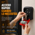 Caja Fuerte Cofre De Seguridad C/ Combinación 9,5 cm x 8 cm Rojo