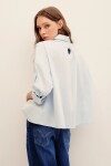 CAMISA PAINT HEART Celeste
