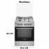 Cocina Combinada Turca Telefunken Tlf6031in COCINA COMBINADA TELEFUNKEN 3H TLF6031IN