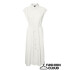 VMMYMILO SL CALF SHIRT DRESS WVN GA SNOW WHITE