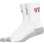 Medias Running Performance Run Sock Crew Unisex Brilliant White/flash Red/edo Purple