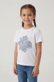 Remera m/c estampada Bloom by the Sea BLANCO