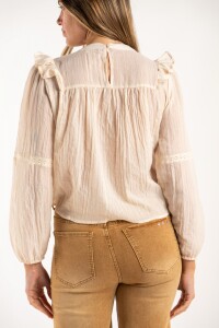 Blusa Con Volados Arena