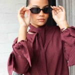 BLUSA ZARA VINO
