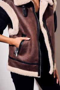 Chaleco Gamulan Marron