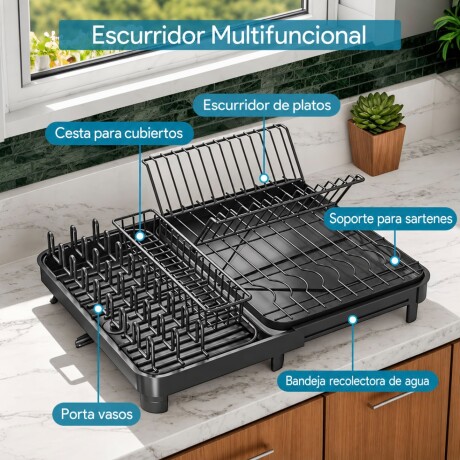 Escurridor de Vajilla Extensible Multifuncional Escurridor de Vajilla Extensible Multifuncional