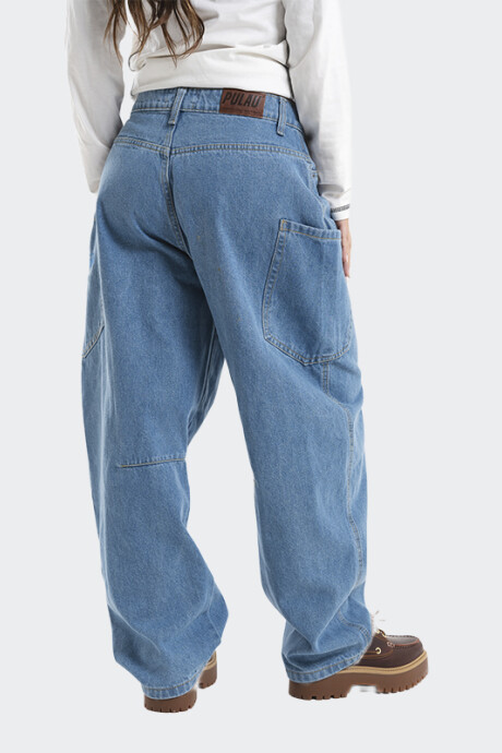 Pantalón Pulau Denim Baggy Azul