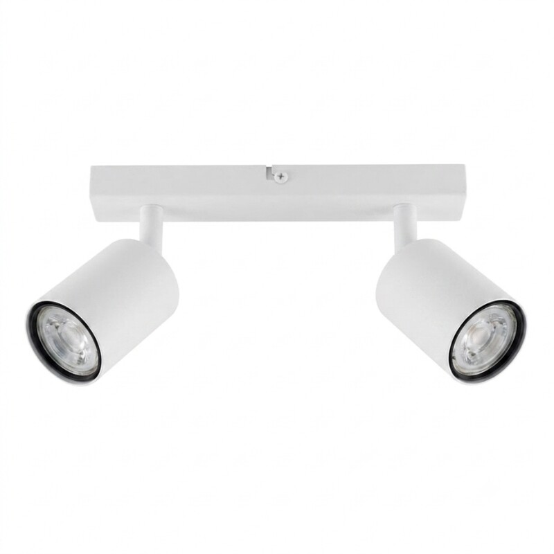AASOL20 Luminaria de Techo Leticia Doble Blanca