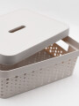 CESTO 11L CON TAPA GRIS