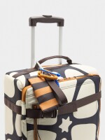 Maleta De Viaje Estampada De Nylon crudo