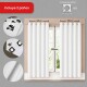Cortina 100% Blackout set 2 paños 135 x 220 BLANCO