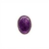 Anillo Oval-Plata 925-Piedra amatista-AN4689 conpiedra