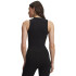 Seamless Cotton Hand Tank-BLK BLK
