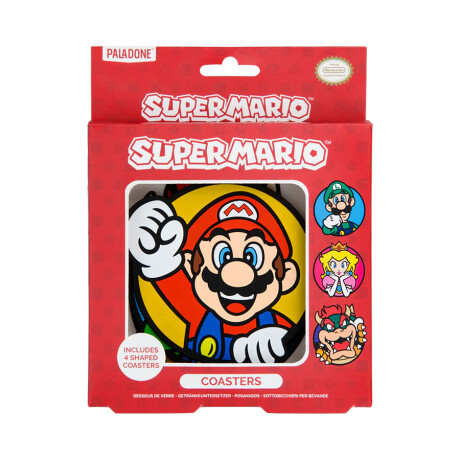 Super Mario - Coasters Posa Vasos Super Mario - Coasters Posa Vasos