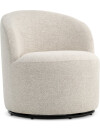 Sillón lounge ANDRUP giratorio beige Sillón lounge ANDRUP giratorio beige
