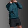 Casaca Running Aero Jacket Hombre Dark Moss/silver Reflective