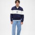 J - COLOR BLOCK LOGO HALF ZIP NEW NAVY