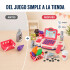 Caja Registradora Infantil Juguete C/ Sonido y Accesorios Color Rosa