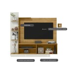 RACK - PANEL PARA TV BLANCO MARROCO