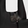 Bolso Signature en cuero graneado Negro