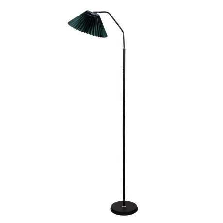 LÁMPARA DE PIE METAL-Y-TELA NEGRO XYF8072