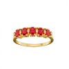Anillo Vera-Oro 18k-Piedra Rubi y Zirconia-AN9501 conpiedra