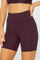 Short Oasis High-Waisted Short 6 Mujer Oxblood