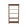Biblioteca - Estanteria - Linea Open - Rustico Hogar Nogal