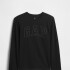 V-FRCH LS LOGO TEE TRUE BLACK