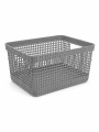 CESTA PLASTICA GRIS (V)