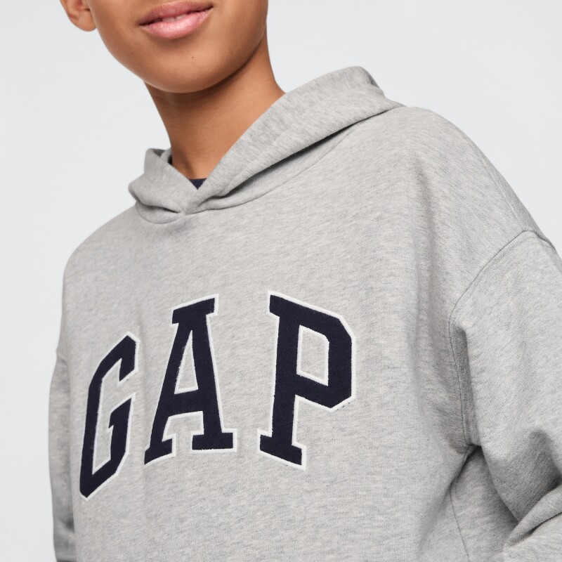 V-FRCH FT BAS HERITAGE LOGO PO LIGHT HEATHER GREY B08