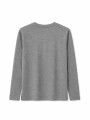 REMERA MANGA LARGA LOCAL GRIS MELANGE M