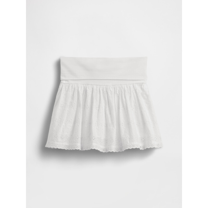MB EYELET SKORT NEW OFF WHITE