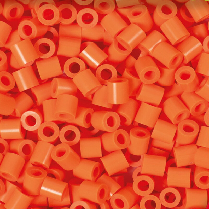 Cuentas para planchar 1.000 piezas Hama Beads Playbox Naranja