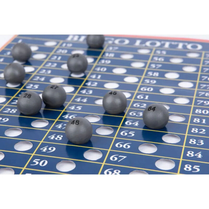 Bingo Clásico con bolillero metálico Bingo Clásico con bolillero metálico